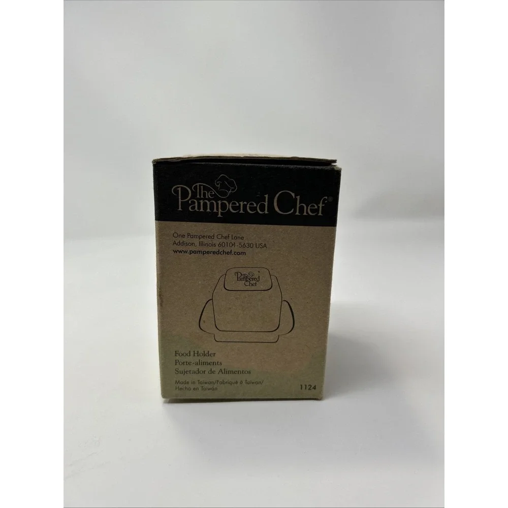 Pampered Chef #1124 Food Holder For Microplane Adjustable Grater ~ Black‎